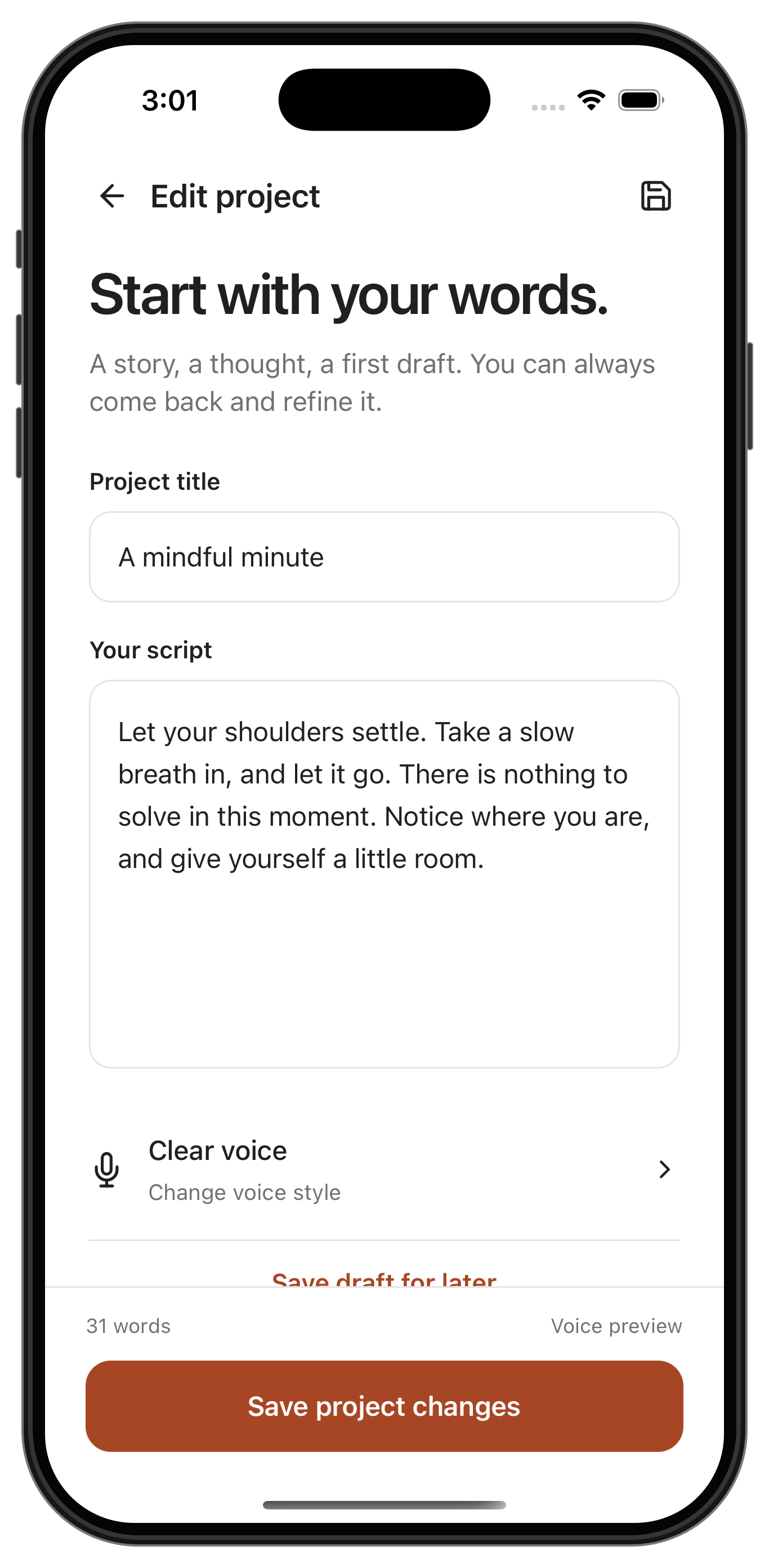 Resonant — screen 2