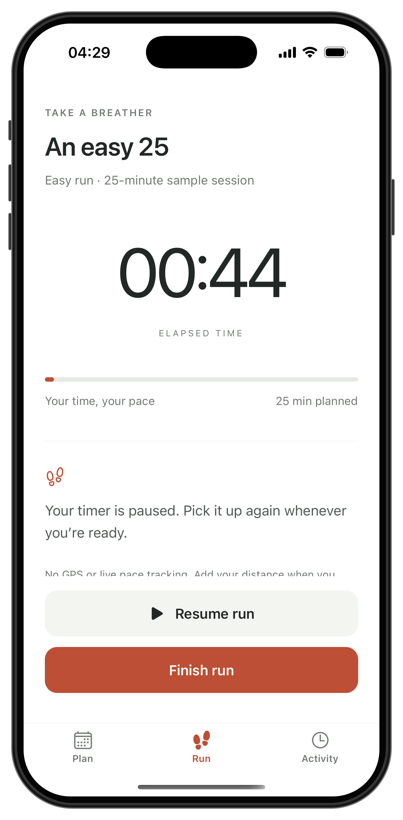 Stride — screen 2
